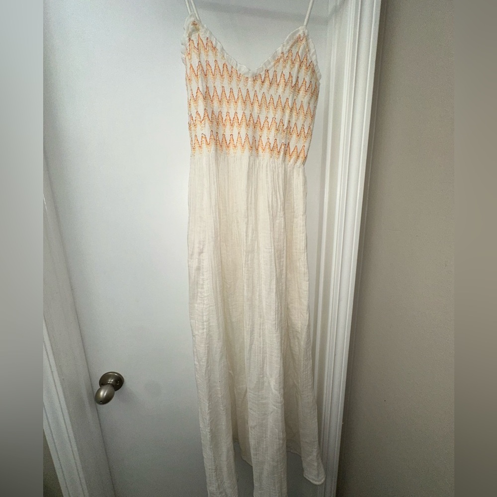 Free People Linen Maxi Dress
